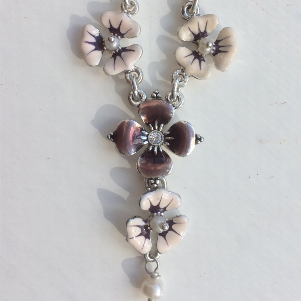NWT Pansy Necklace by PILGRIM Danish Design